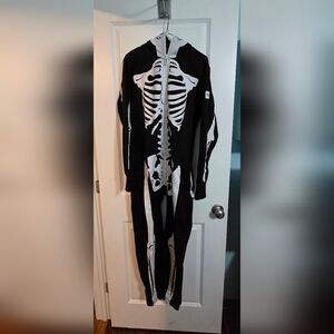 Tipsy Elves Black and White Skeleton Jumpsuit